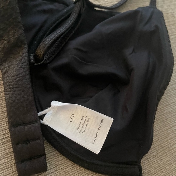 Onia Liana Crocodile Bikini Top - Picture 5 of 7